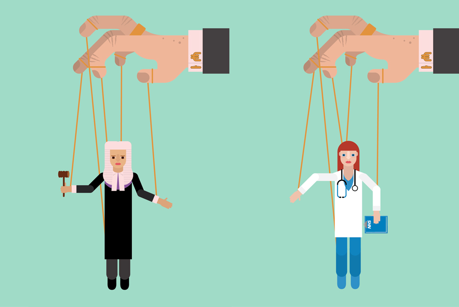 No TTIP Puppet Illustration