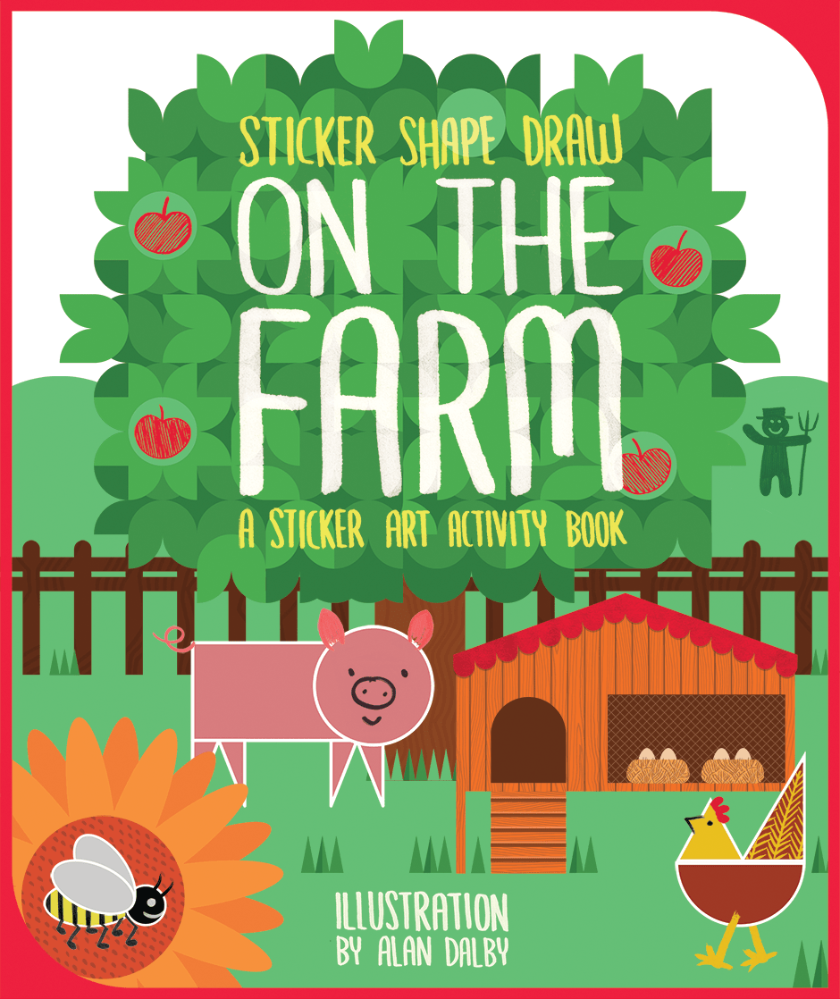 Sticker Shape Draw - On the Farm
